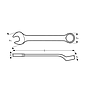 LLAVE PUNTA CORONA 17 MM (1952M-17) BAHCO   