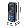 MEDIDOR LASER 50 METROS BOSCH (GLM 50-22)