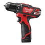 TALADRO ATORNILLADOR INALAMBRICO 10 MM  12V MILWAUKEE 2407-259